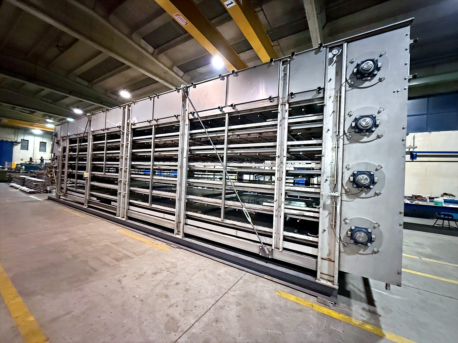 AISI 304 stainless steel pasteuriser and cooler built by Arisi